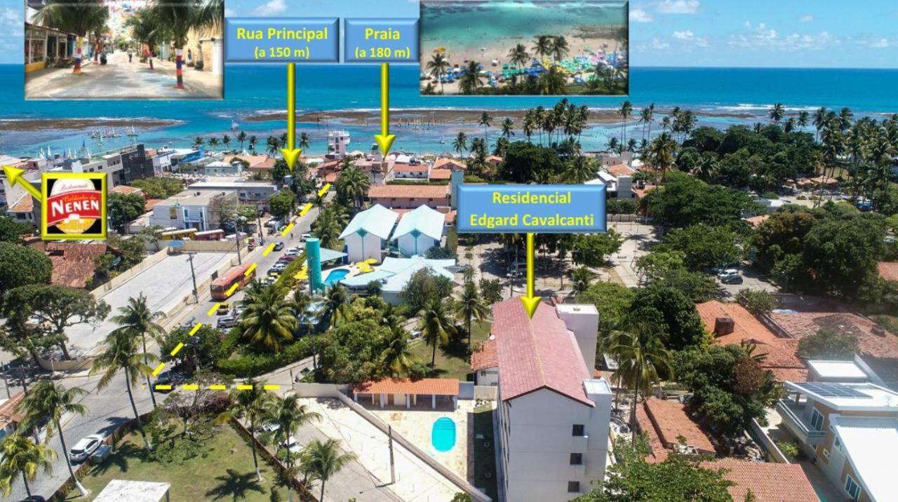 Flat Estudio A 150 Metros Da Praia De Porto De Galinhas Exterior photo